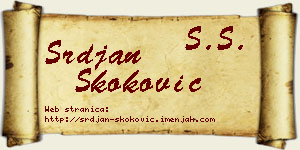 Srđan Skoković vizit kartica